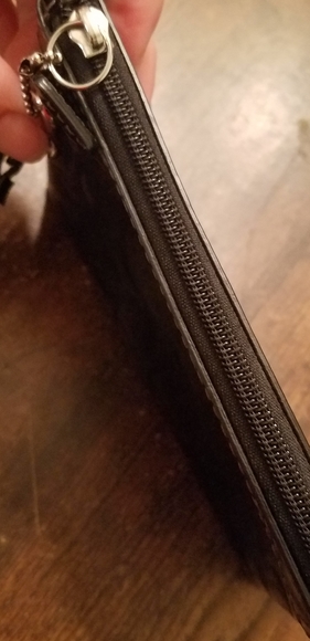 Coach Embossed Wristlet - Picture 7 of 8